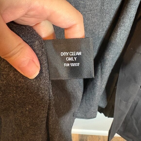 Vintage black removable lining trench coat jacket - Picture 5 of 8